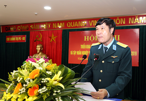 Cục Chính trị tổ chức hội nghị triển khai công tác tuyên huấn và tập huấn nghiệm vụ công tác thi đua, khen thưởng năm 2019