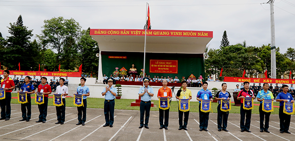 Khai mạc Hội thao Thể dục thể thao Quân chủng PK-KQ năm 2018, khu vực phía Bắc