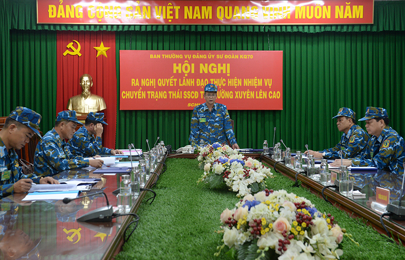 Quân chủng phòng không - Không quân tổ chức Diễn tập Chỉ huy - Tham mưu 1 bên 2 cấp trên bản đồ, có một phần thực binh cho các đơn vị khu vực Miền Nam