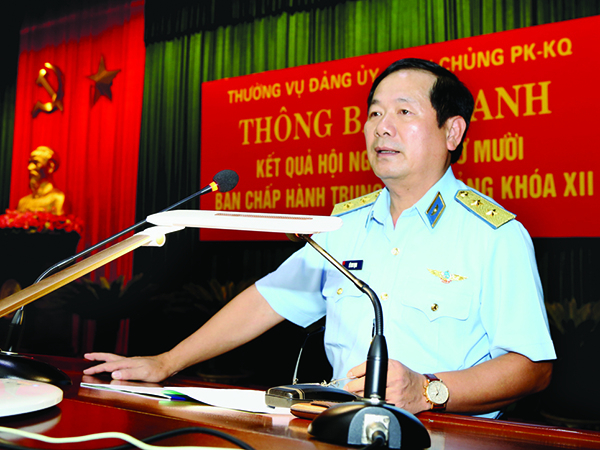 Thường vụ Đảng ủy Quân chủng Phòng không - Không quân thông báo nhanh Kết quả Hội nghị lần thứ 10, BCH Trung ương Đảng (Khóa XII)