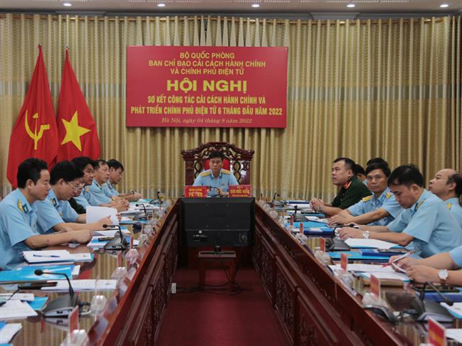 bo-quoc-phong-so-ket-cong-tac-cai-cach-hanh-chinh-va-phat-trien-chinh-phu-dien-tu-6-thang-dau-nam-2022