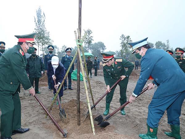 bo-quoc-phong-to-chuc-le-phat-dong-tet-trong-cay-nam-2022-huong-ung-chuong-trinh-trong-1-ty-cay-xanh-vi-mot-viet-nam-xanh