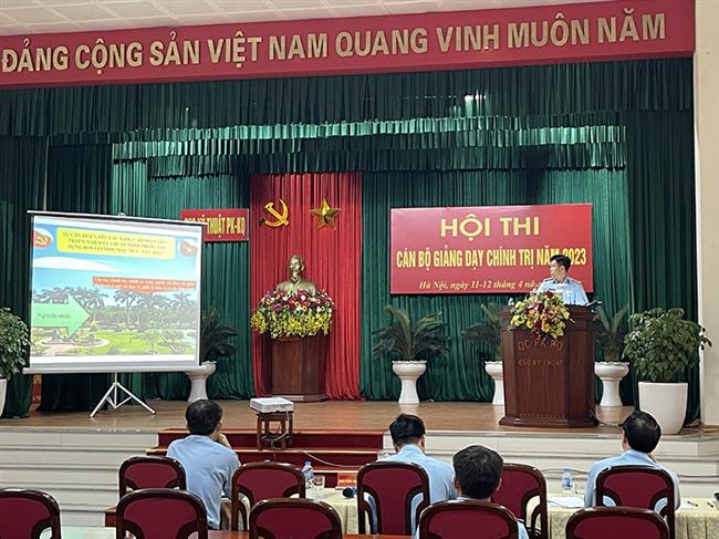 cuc-ky-thuat-phong-khong-khong-quan-to-chuc-hoi-thi-can-bo-giang-day-chinh-tri-nam-2023