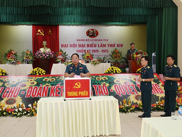 dang-bo-lu-doan-918-to-chuc-dai-hoi-dai-bieu-lan-thu-xiv