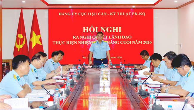 dang-uy-cuc-hau-can-ky-thuat-quan-chung-phong-khong-khong-quan-ra-nghi-quyet-lanh-dao-thuc-hien-nhiem-vu-6-thang-cuoi-nam-2026