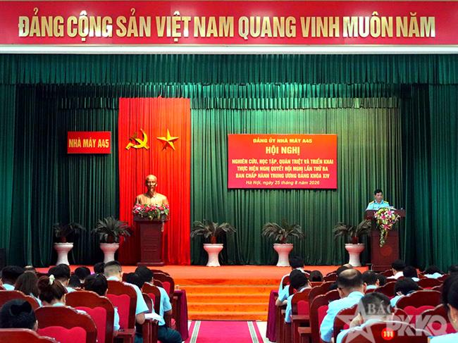 dang-uy-nha-may-a45-to-chuc-hoi-nghi-nghien-cuu-hoc-tap-quan-triet-va-trien-khai-thuc-hien-nghi-quyet-hoi-nghi-lan-thu-ba-ban-chap-hanh-trung-uong-dang-khoa-xiv