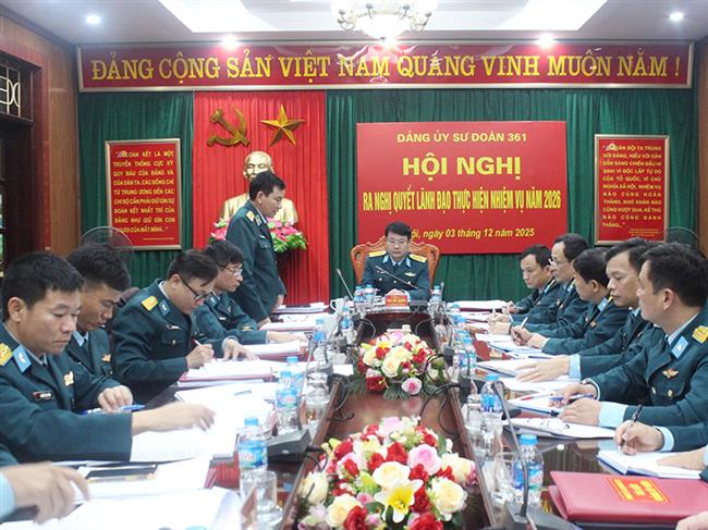 dang-uy-su-doan-361-ra-nghi-quyet-lanh-dao-thuc-hien-nhiem-vu-nam-2026