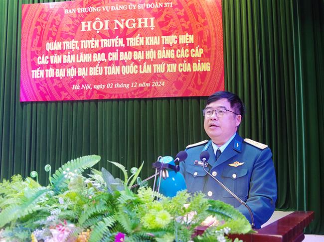 dang-uy-su-doan-371-to-chuc-quan-triet-cac-van-ban-ve-dai-hoi-dang-cac-cap
