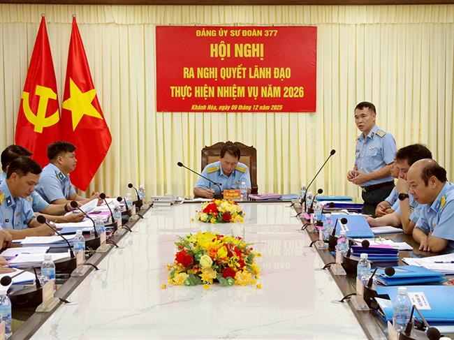 dang-uy-su-doan-377-to-chuc-hoi-nghi-ra-nghi-quyet-lanh-dao-thuc-hien-nhiem-vu-nam-2026