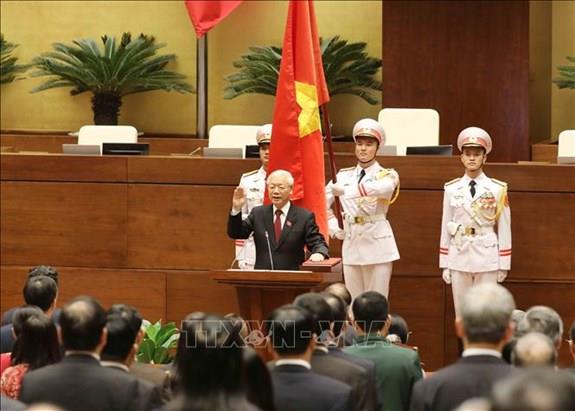 dong-chi-nguyen-phu-trong-tuyen-the-nham-chuc-chu-tich-nuoc-nhiem-ky-2016-2021
