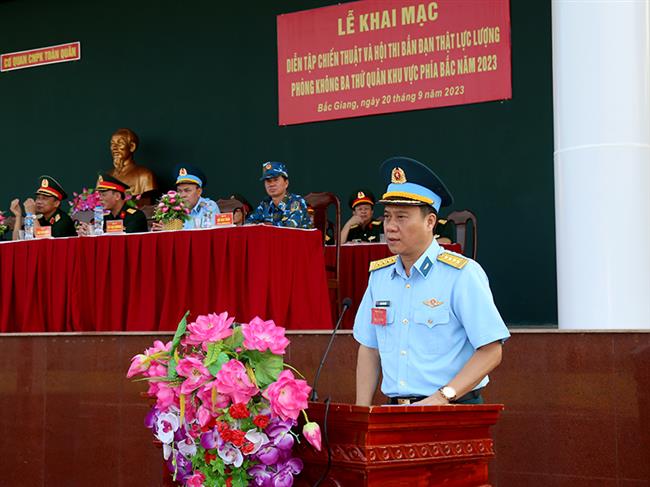 khai-mac-dien-tap-chien-thuat-va-hoi-thi-ban-dan-that-luc-luong-phong-khong-ba-thu-quan-khu-vuc-phia-bac-nam-2023
