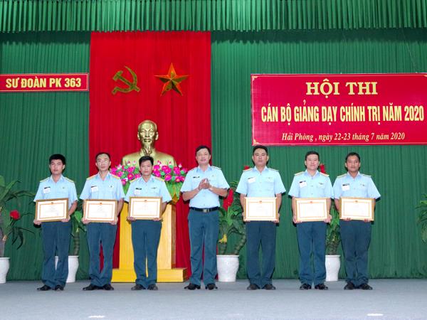 su-doan-363-to-chuc-hoi-thi-can-bo-giang-day-chinh-tri-nam-2020
