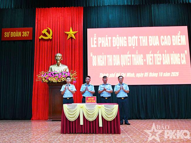 su-doan-367-phat-dong-dot-thi-dua-cao-diem-“80-ngay-thi-dua-quyet-thang-viet-tiep-ban-hung-ca”