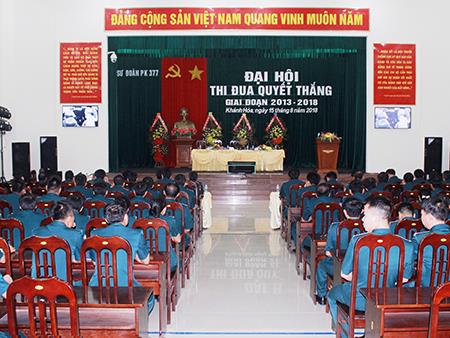 su-doan-377-to-chuc-dai-hoi-thi-dua-quyet-thang-giai-doan-2013-2018