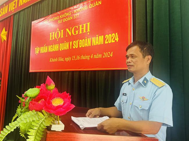 su-doan-377-to-chuc-hoi-nghi-tap-huan-nganh-quan-y-nam-2024