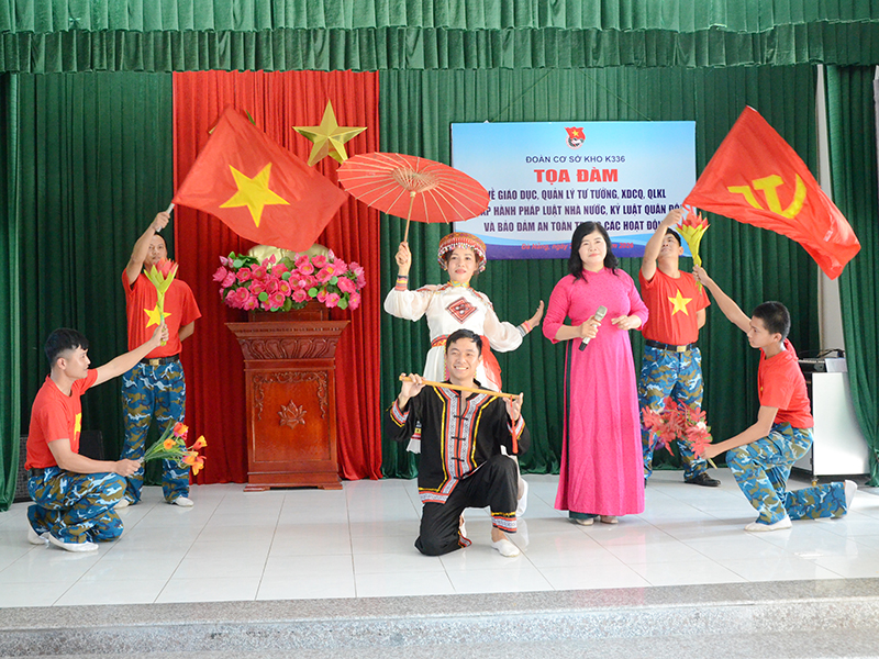 Tọa đàm thanh niên “Tuổi trẻ Kho K336 vững vàng về tư tưởng, chấp hành nghiêm kỷ luật, xung kích hoàn thành tốt mọi nhiệm vụ được giao”