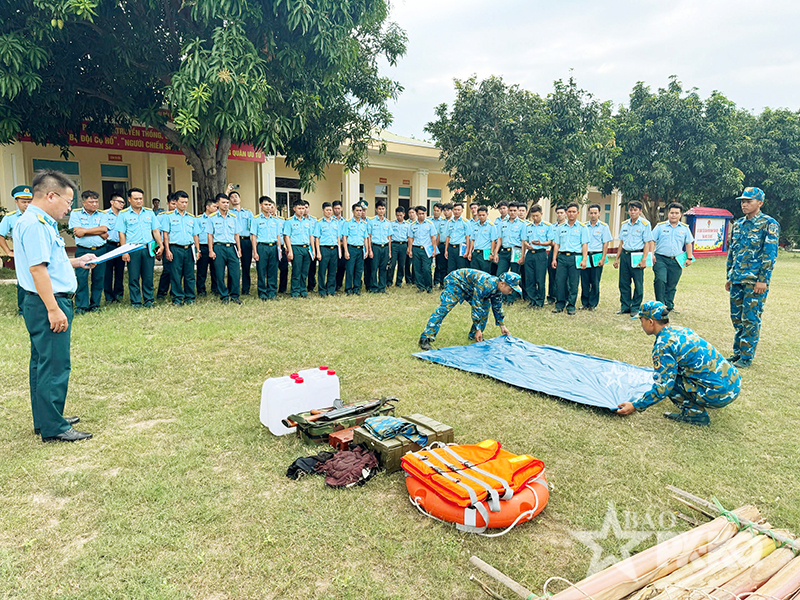 Sư đoàn 377 tập huấn nghiệp vụ cứu hộ, cứu nạn, phòng cháy, chữa cháy