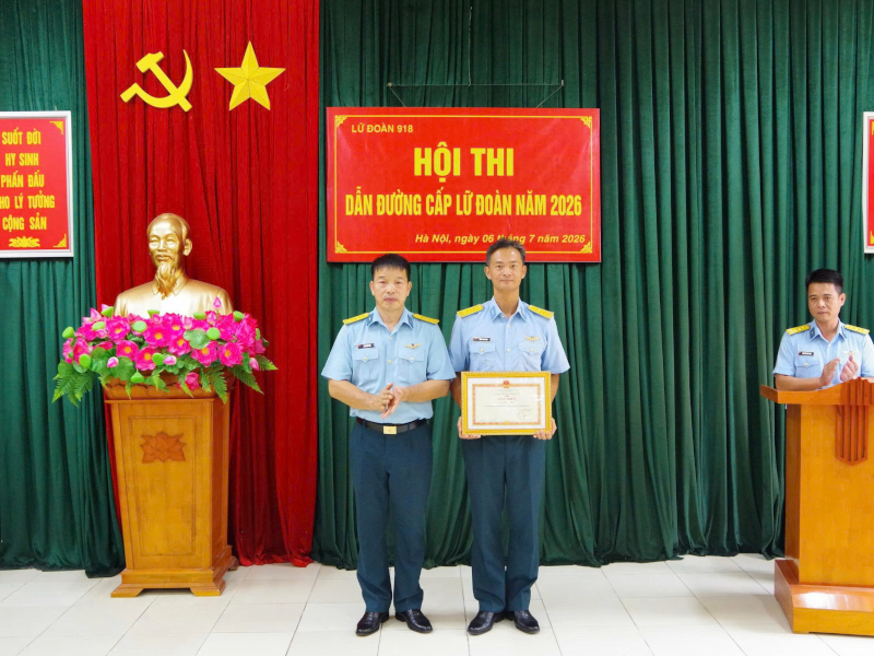 Lữ đoàn Không quân 918 tổ chức thành công Hội thi Dẫn đường năm 2026